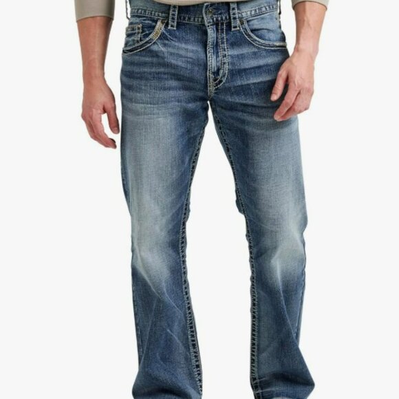 Mens Silver Jeans Brand New Size 42 x 32 - Picture 3 of 14